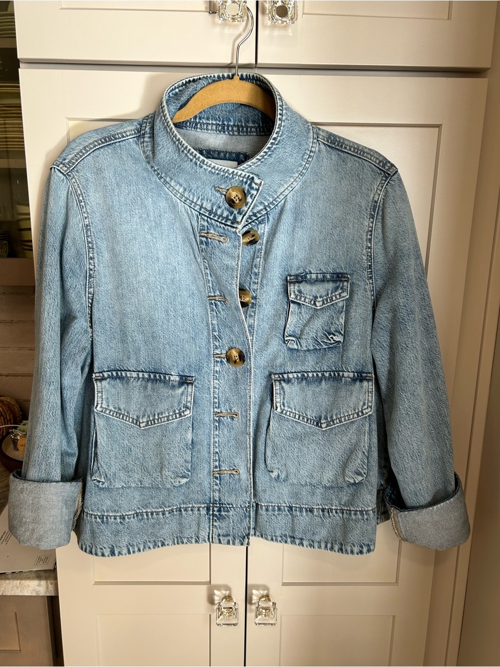 LOFT Light Blue Denim Jacket for Kids